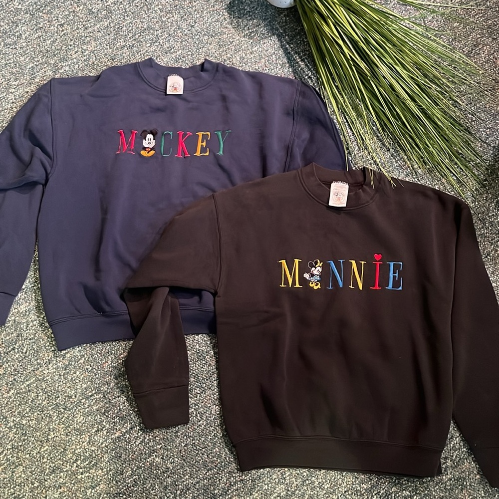 Mickey and Minnie Vintage Disney Sweatshirts - Picture 2 of 4